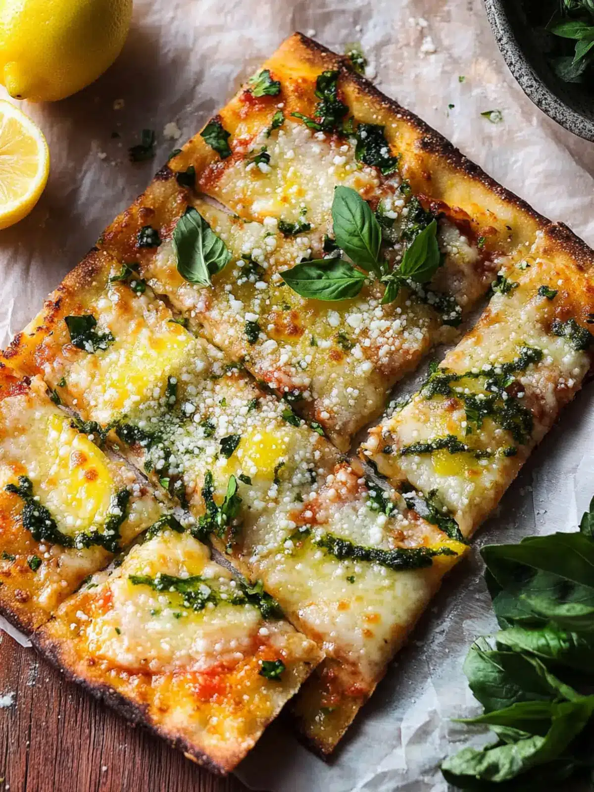 Matzo Pizza with Parmesan and Lemon Zest: Quick and Flavorful! 2 Matzo Pizza with Parmesan and Lemon Zest