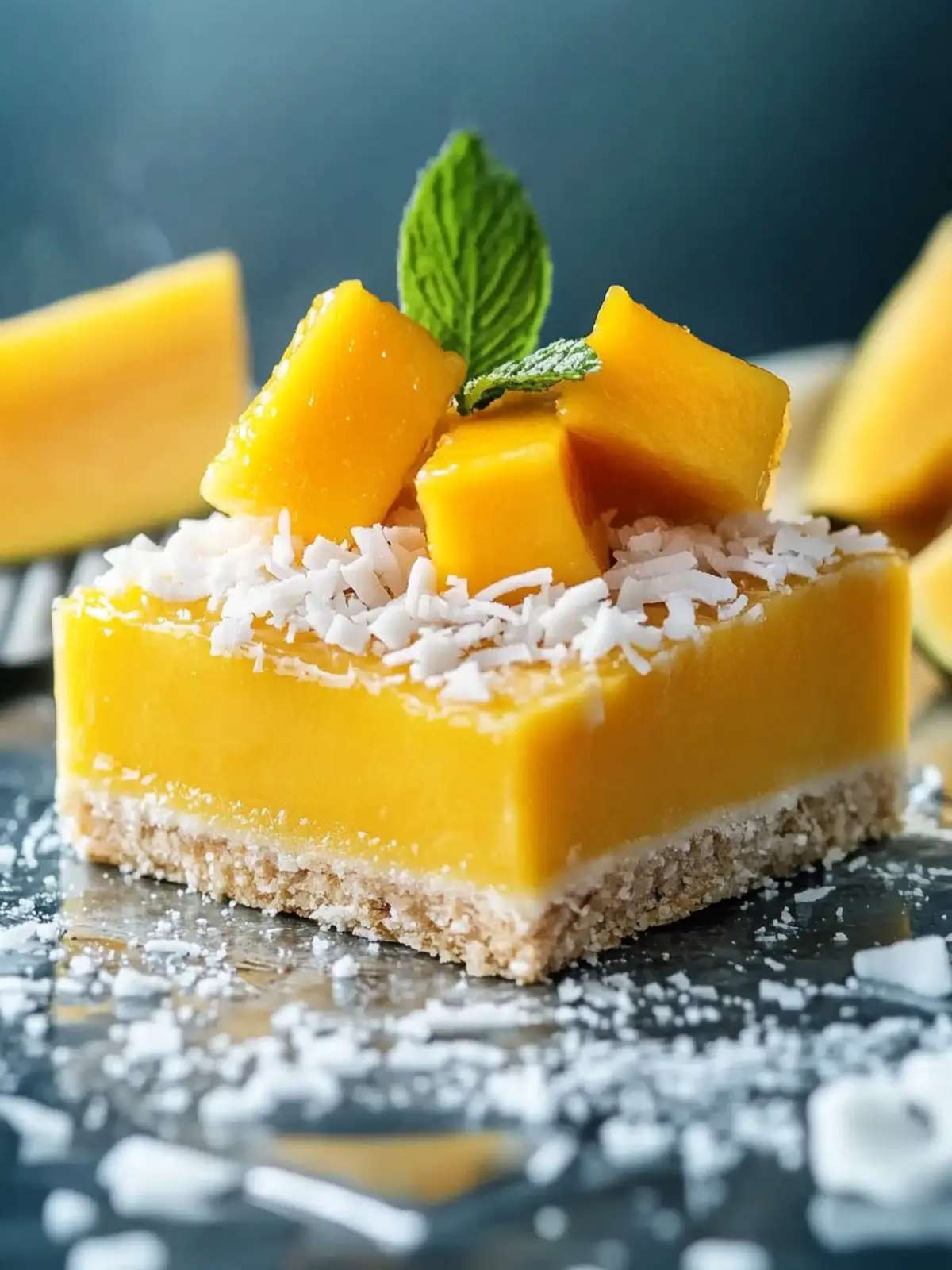 Mango Coconut Bars That Bring Tropical Bliss to Your Day 5 Mango Coconut Bars
