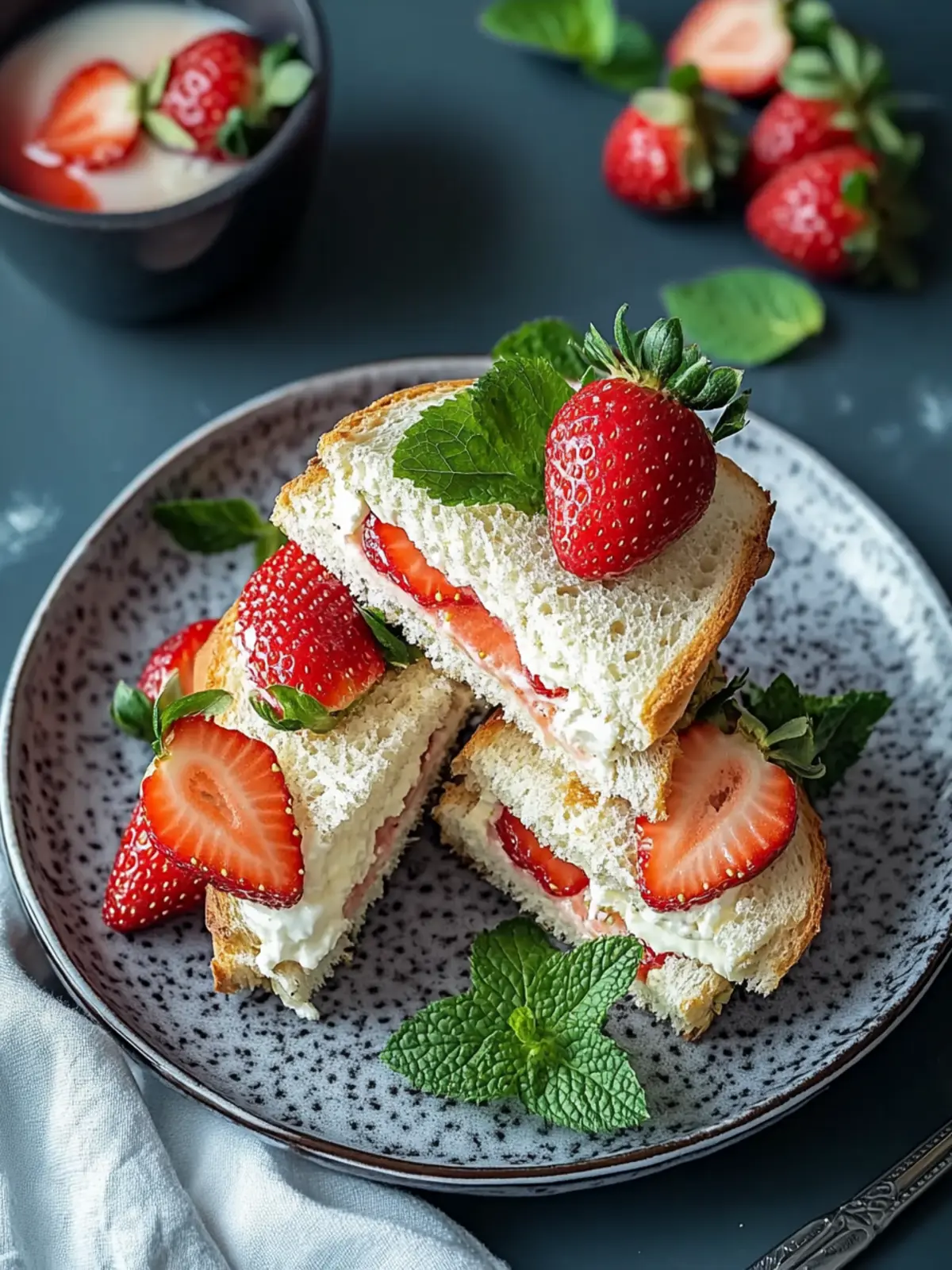 Delicious Strawberry Tea Sandwiches for Effortless Entertaining 3 Strawberry Tea Sandwiches