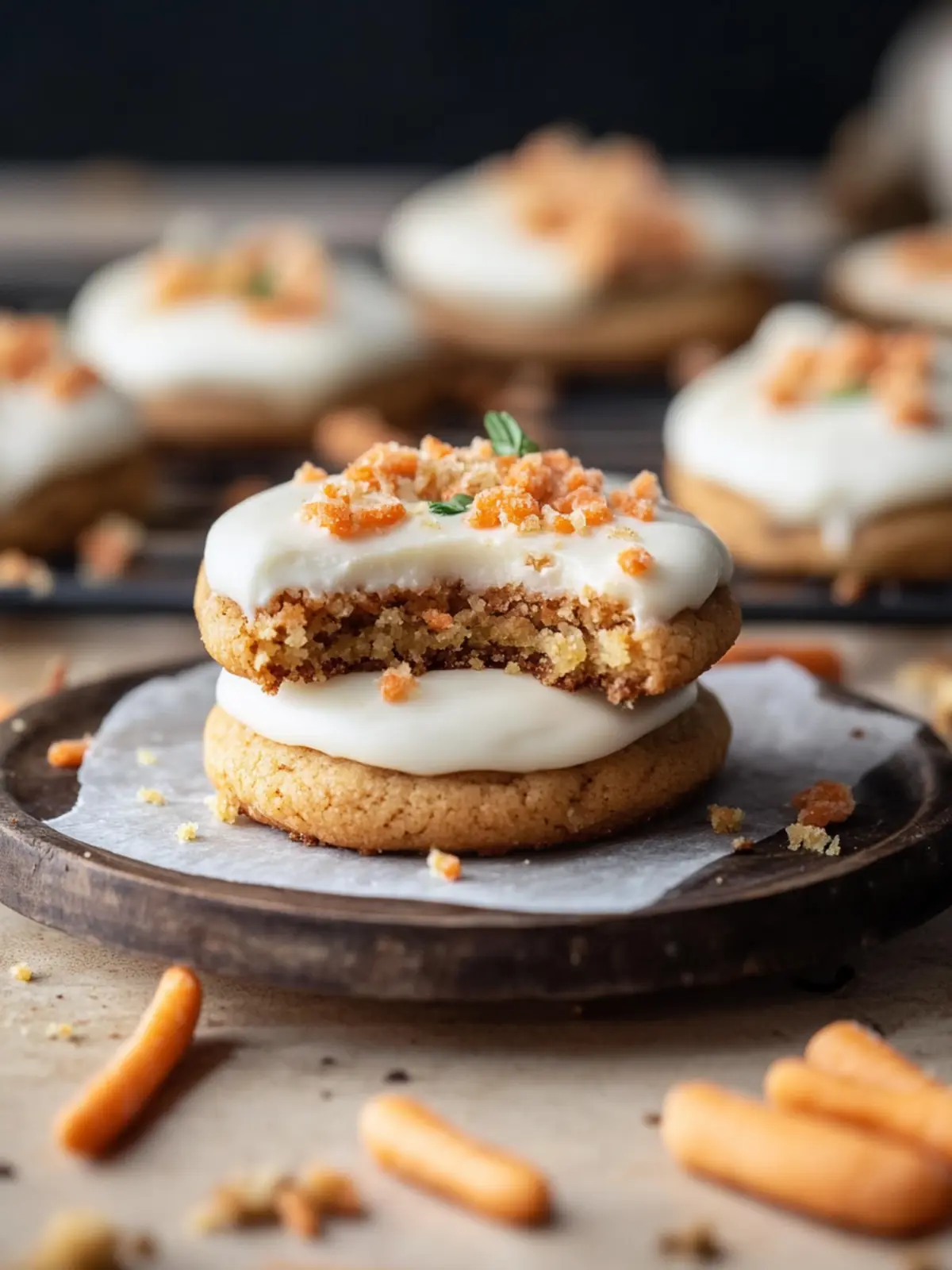 Delicious Carrot Cake Cookies You Can Grab and Go! 4 Carrot Cake Cookies