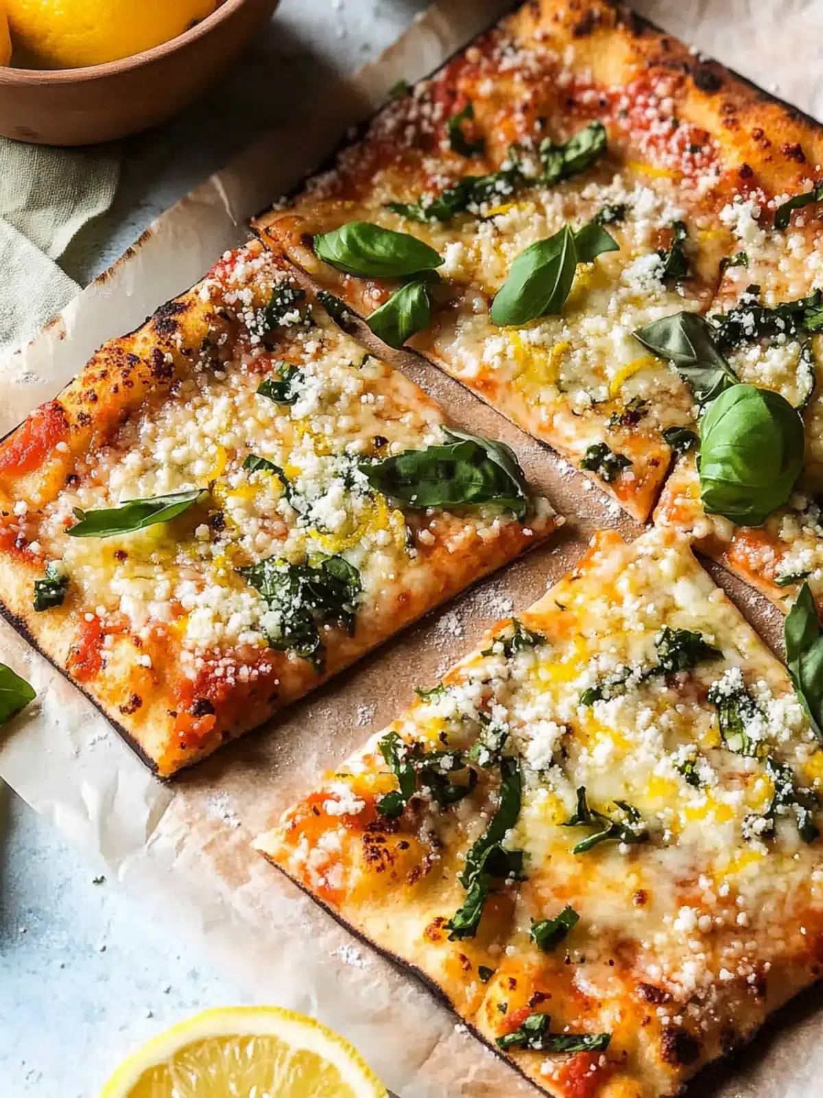 Matzo Pizza with Parmesan and Lemon Zest: Quick and Flavorful! 5 Matzo Pizza with Parmesan and Lemon Zest