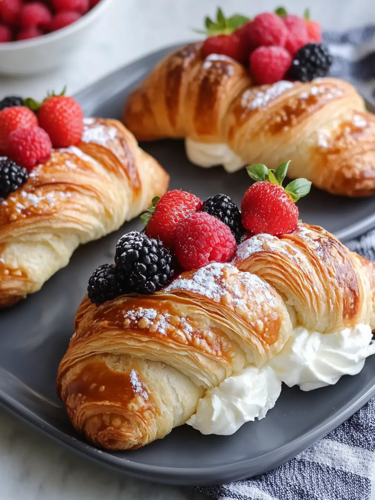 Berries and Cream Croissants for Effortless Indulgence 5 Berries and Cream Croissants