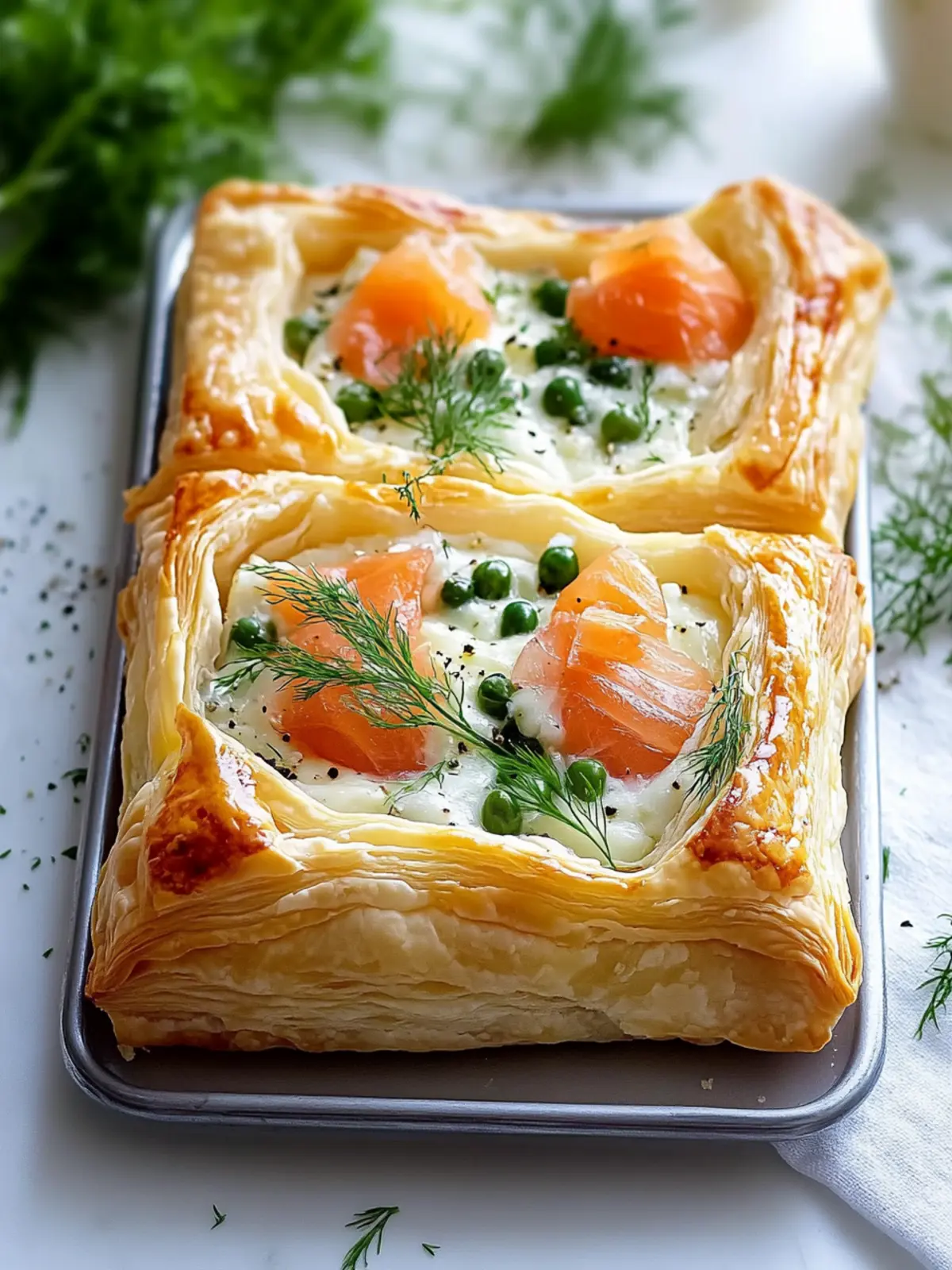 Easter Smoked Salmon Puff Pastry