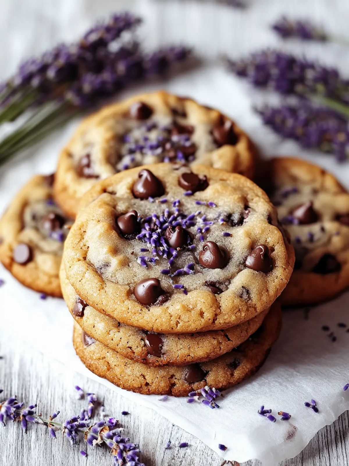 Lavender Chocolate Chip Cookies for a Cozy, Floral Delight 5 Lavender Chocolate Chip Cookies