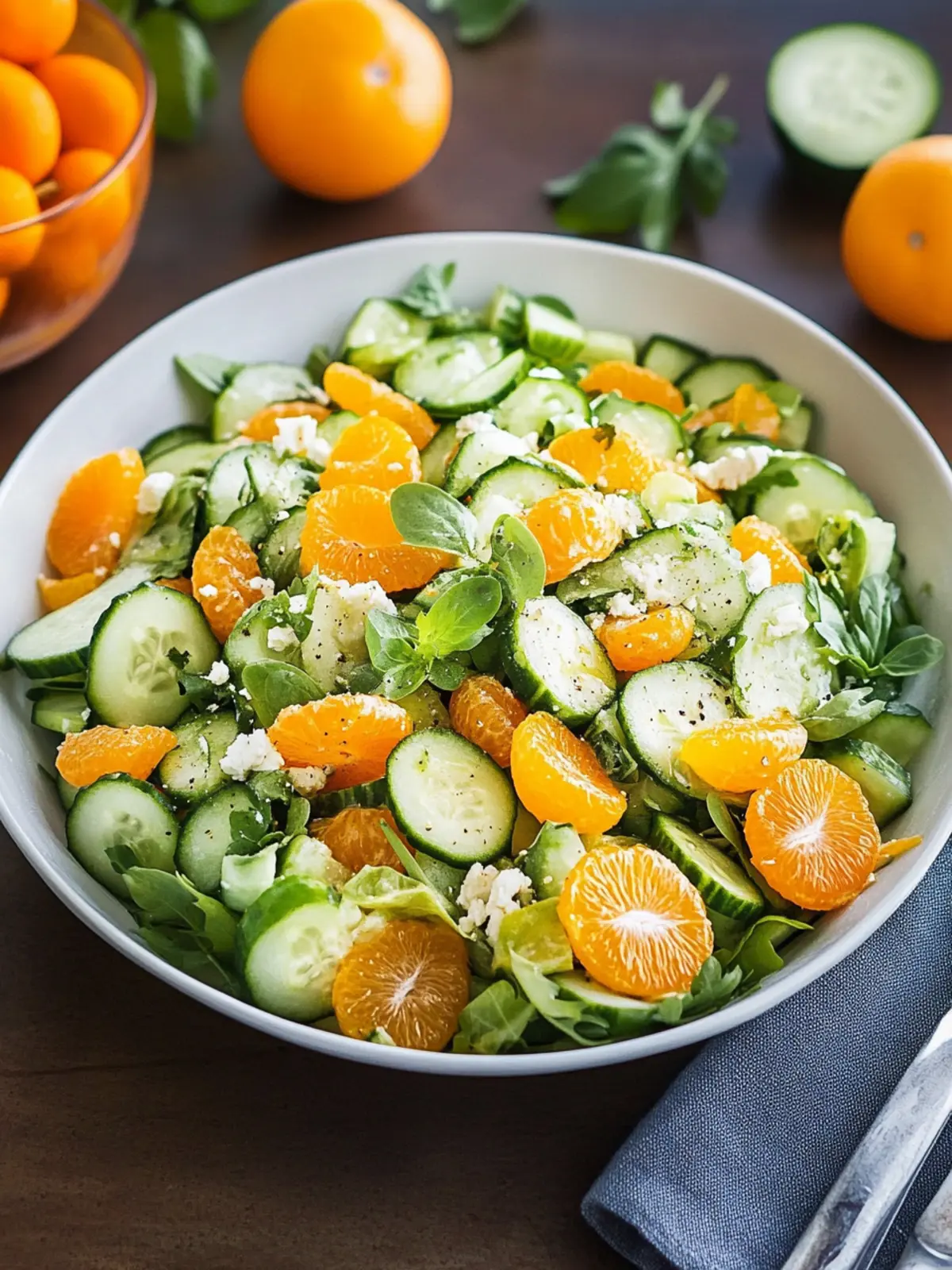 Clementine Cucumber Salad: Fresh & Vibrant St. Patrick's Delight 3 Clementine Cucumber Salad