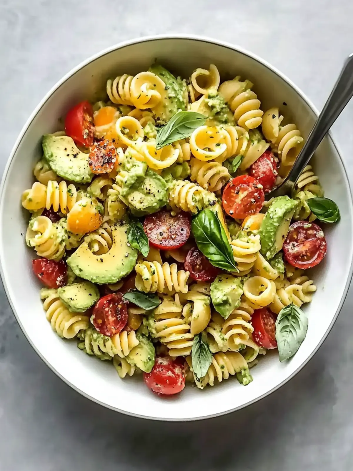 Dairy-Free Avocado Pasta Salad