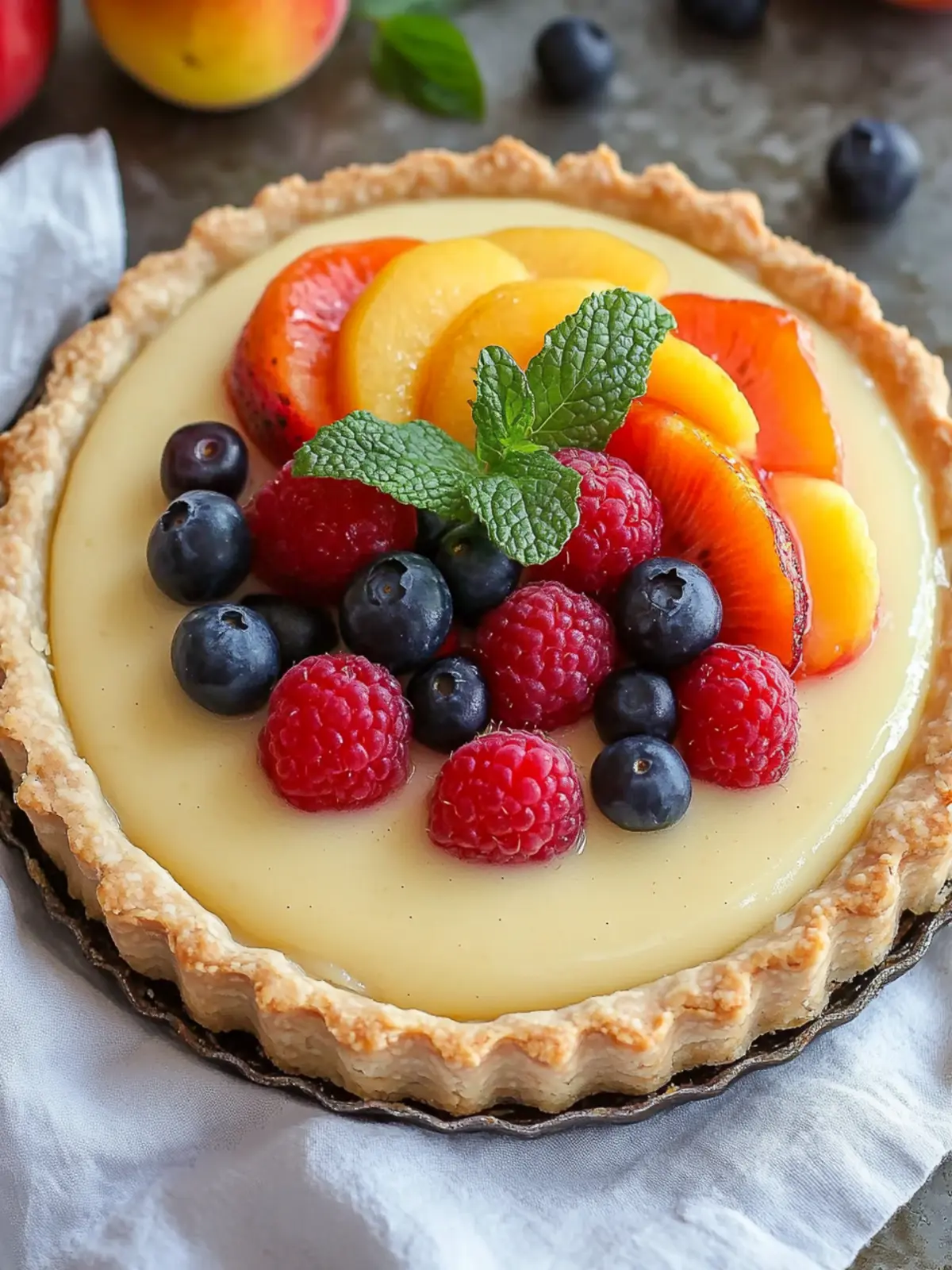 Silky Vanilla Custard Fruit Tart to Charm Every Palate 5 Silky Vanilla Custard Fruit Tart