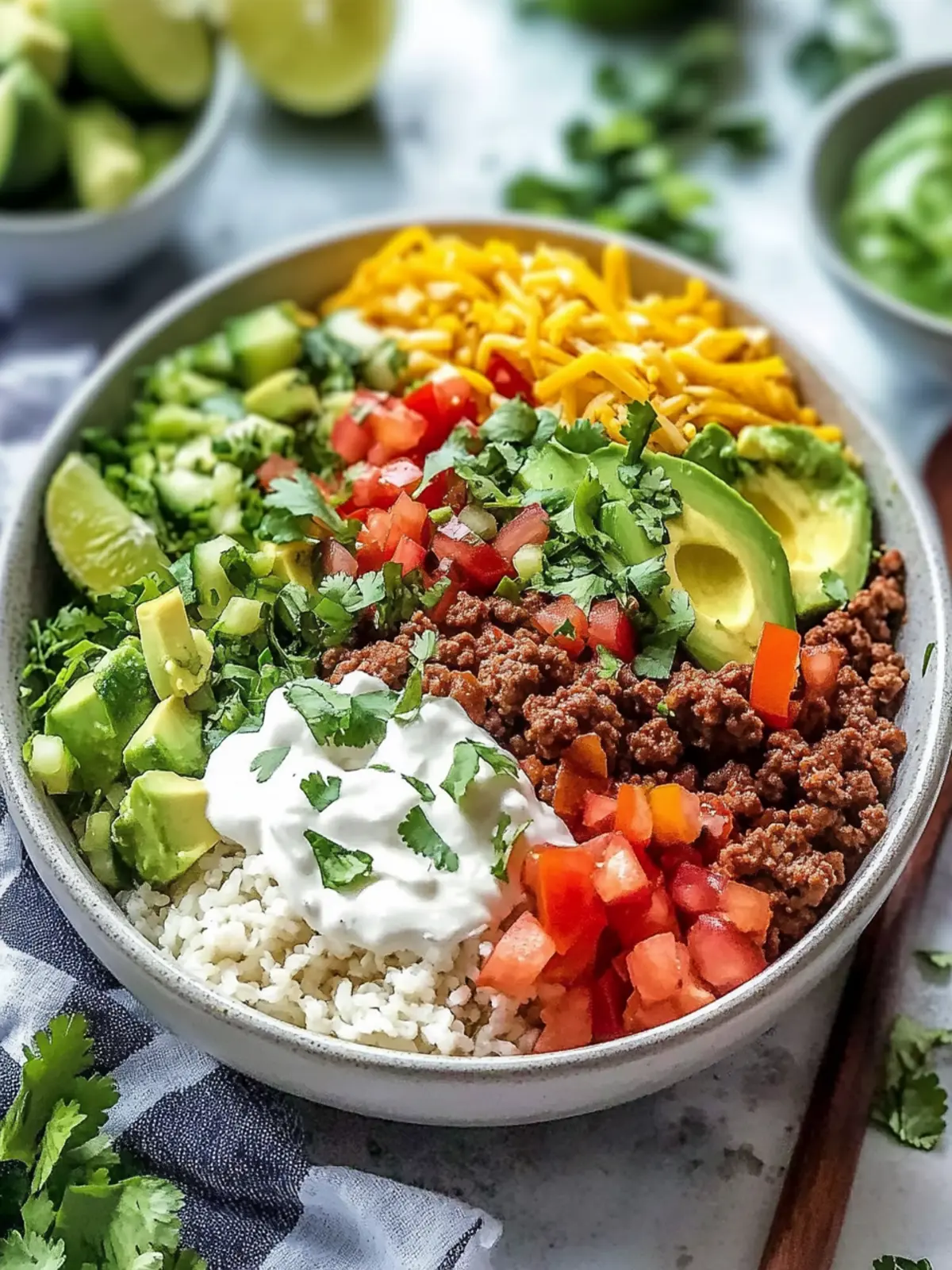 Easy Tasty Ground Beef Taco Bowls Perfect for Family Nights 3 Tasty Ground Beef Taco Bowls