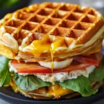 Protein Waffle Sandwich: Your Quick, Delicious Breakfast Fix 6 Protein Waffle Sandwich