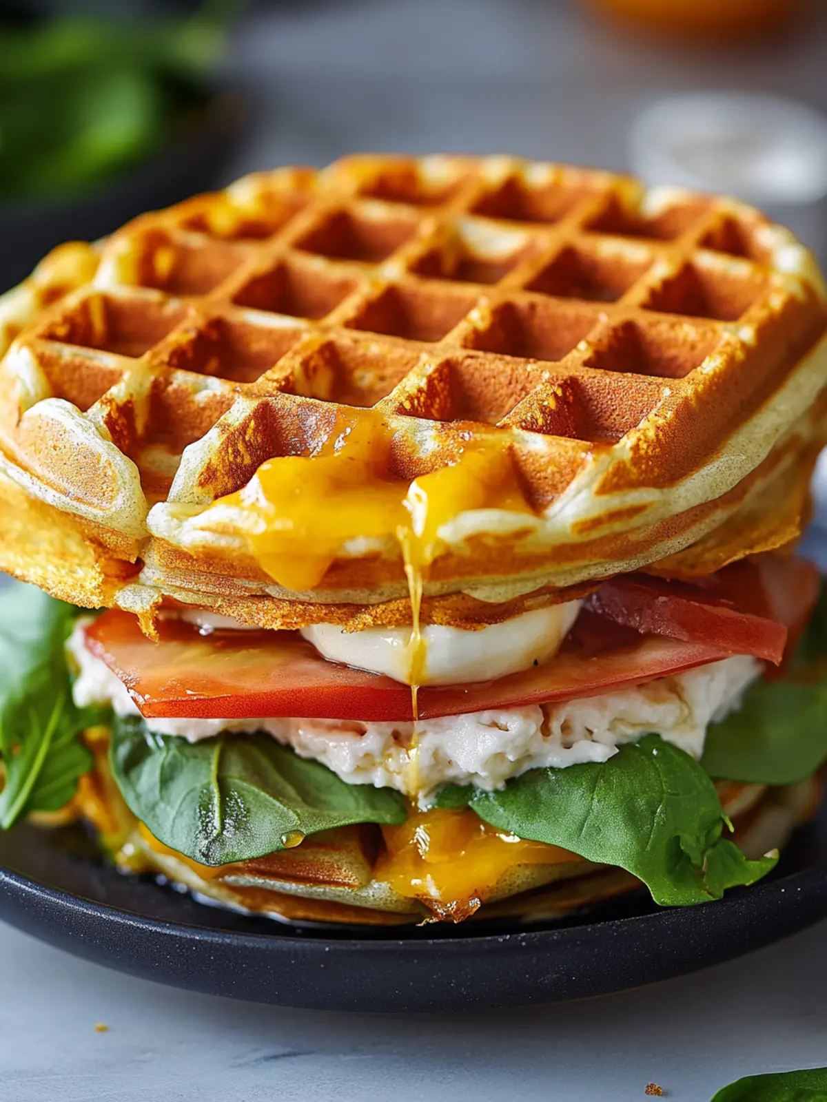 Protein Waffle Sandwich: Your Quick, Delicious Breakfast Fix 5 Protein Waffle Sandwich