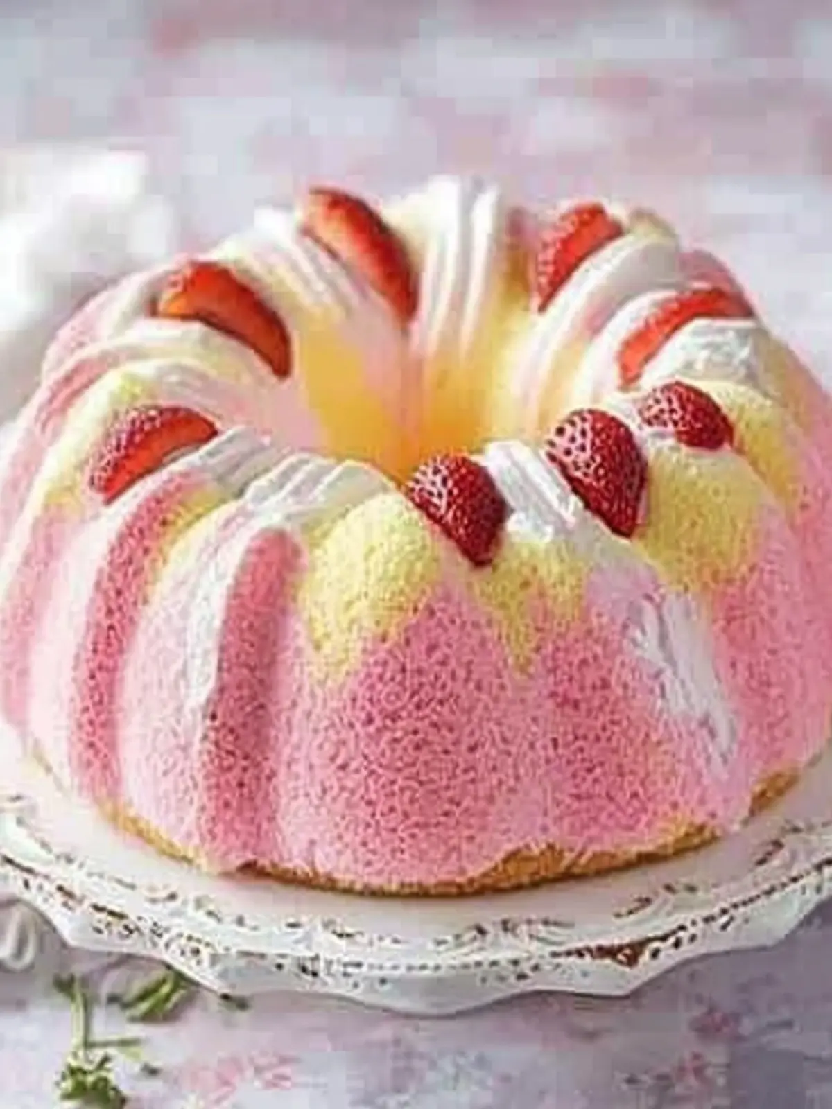 Strawberry Milkshake Pound Cake: A Slice of Summery Bliss 4 Strawberry Milkshake Pound Cake
