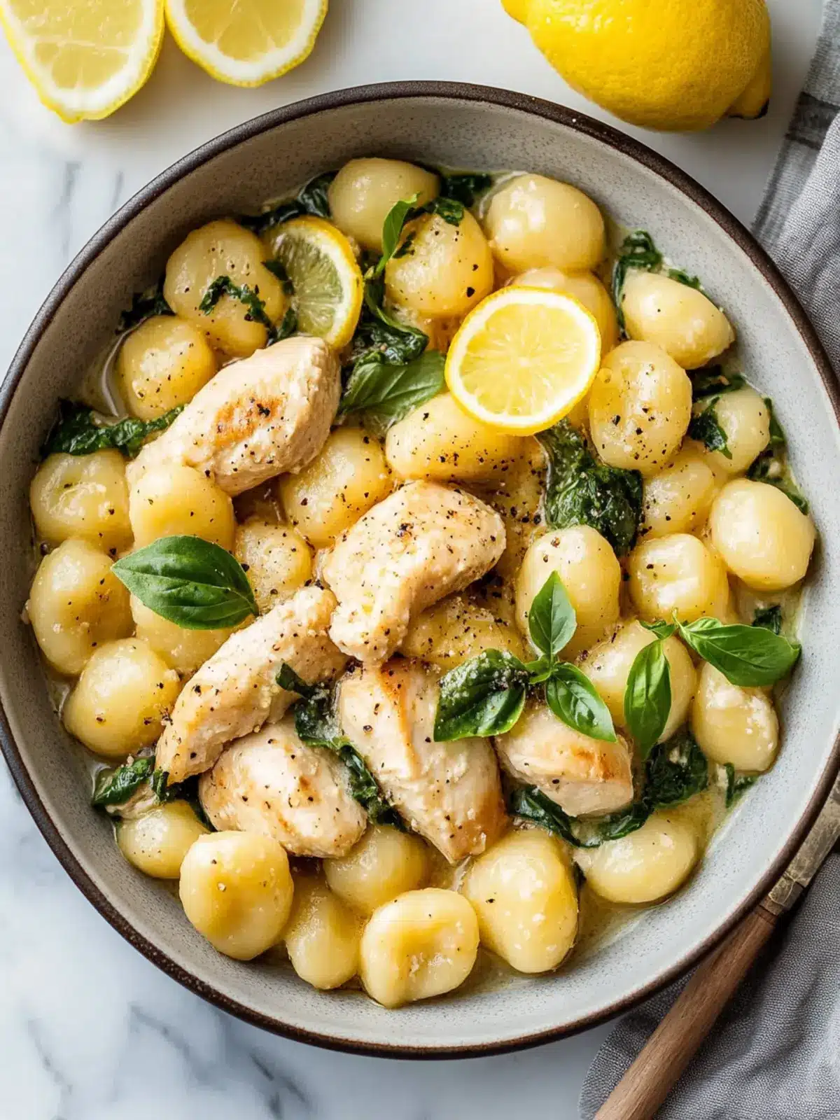 Lemon Chicken Gnocchi