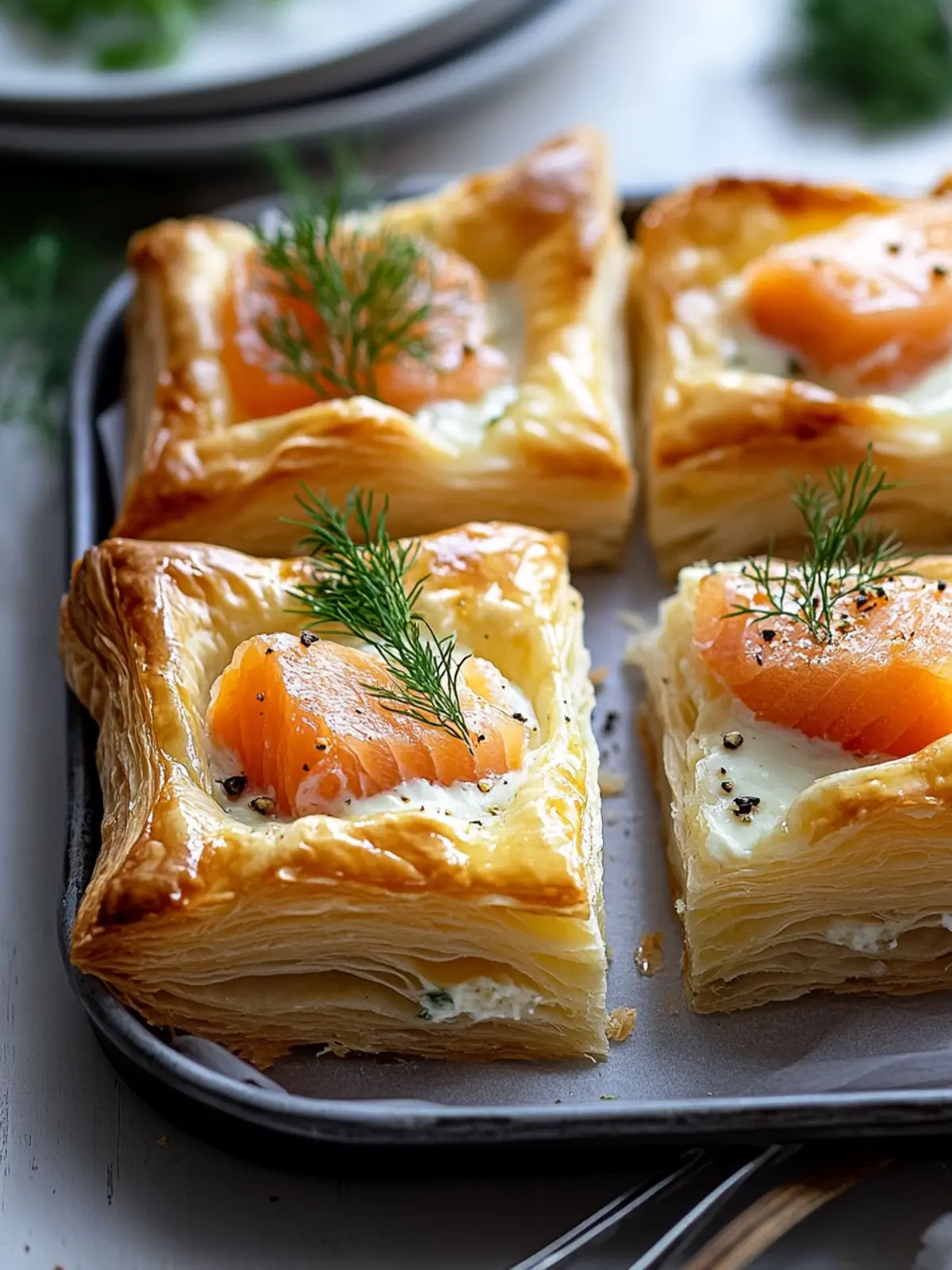 Easter Smoked Salmon Puff Pastry