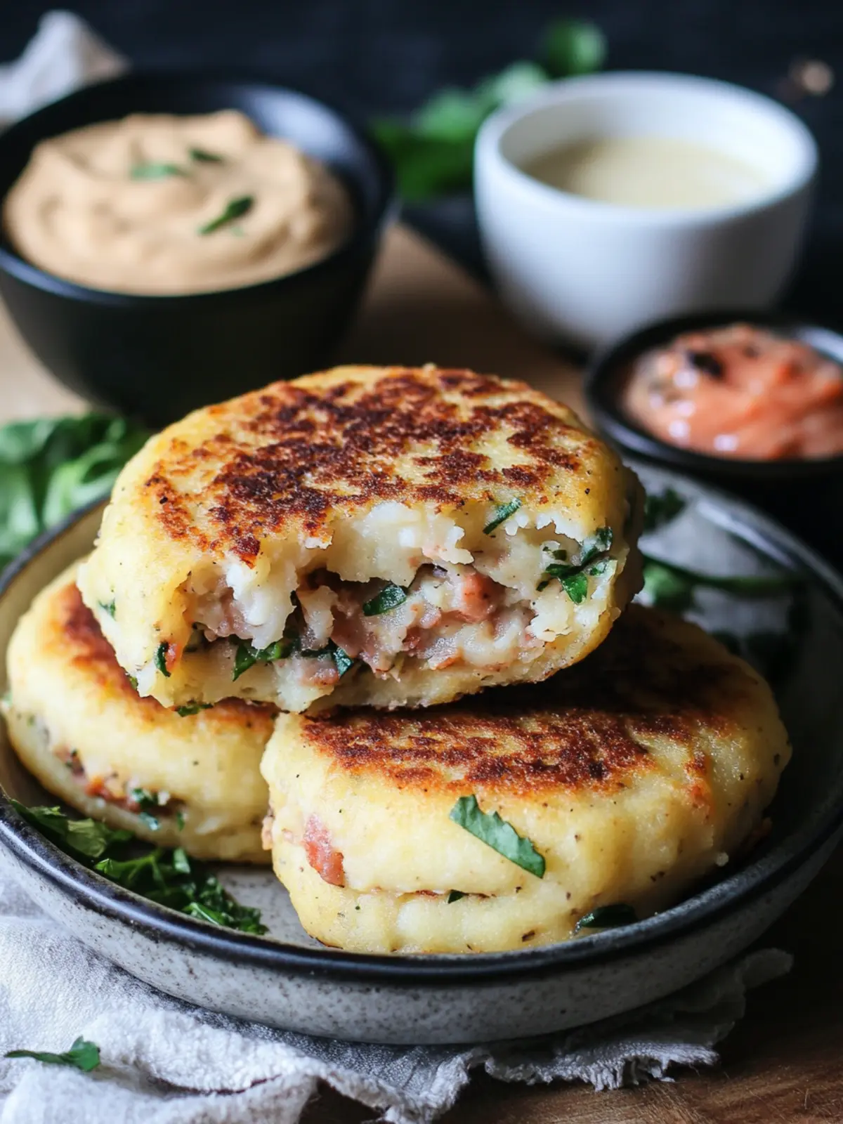 Vegan Stuffed Potato Cakes That Will Wow Your Taste Buds 2 Vegan Stuffed Potato Cakes