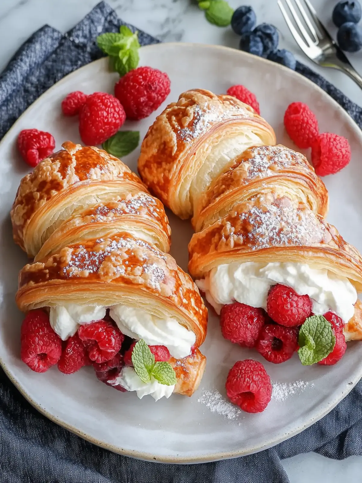 Berries and Cream Croissants for Effortless Indulgence 4 Berries and Cream Croissants