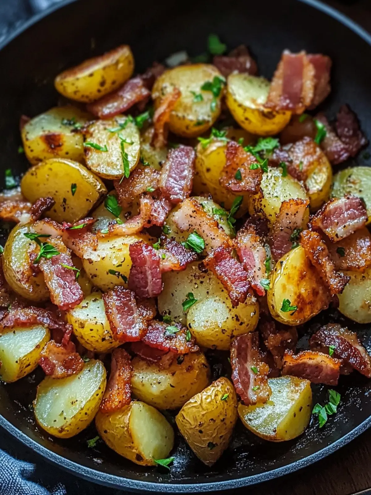Irish Bacon Potato Skillet