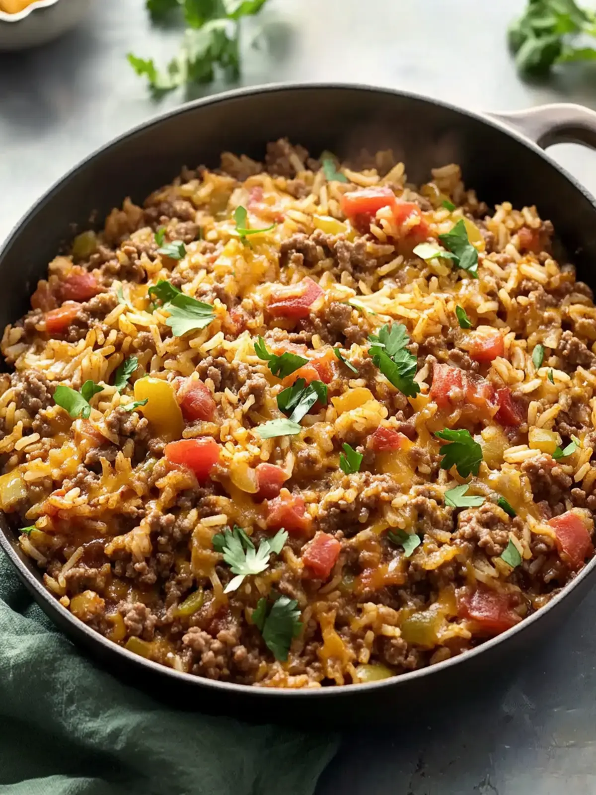 Classic Ground Beef and Rice Skillet: A Family Favorite Dish 4 Classic Ground Beef and Rice Skillet