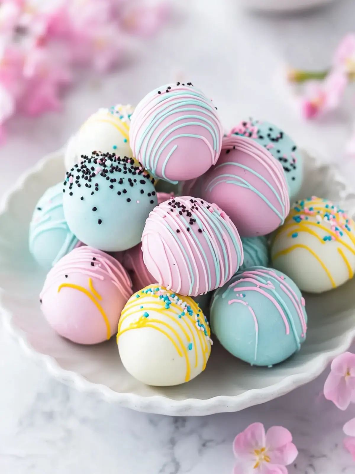 Delicious No-Bake Easter Egg Oreo Cookie Balls for Spring Fun 2 Easter Egg Oreo Cookie Balls