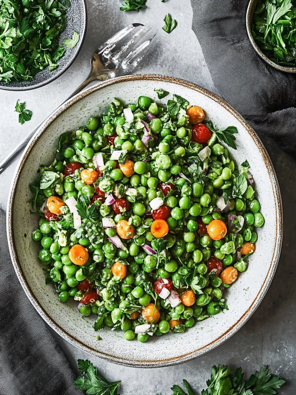 Creamy Pea Salad Recipe for Fresh Spring Flavors 4 Pea Salad