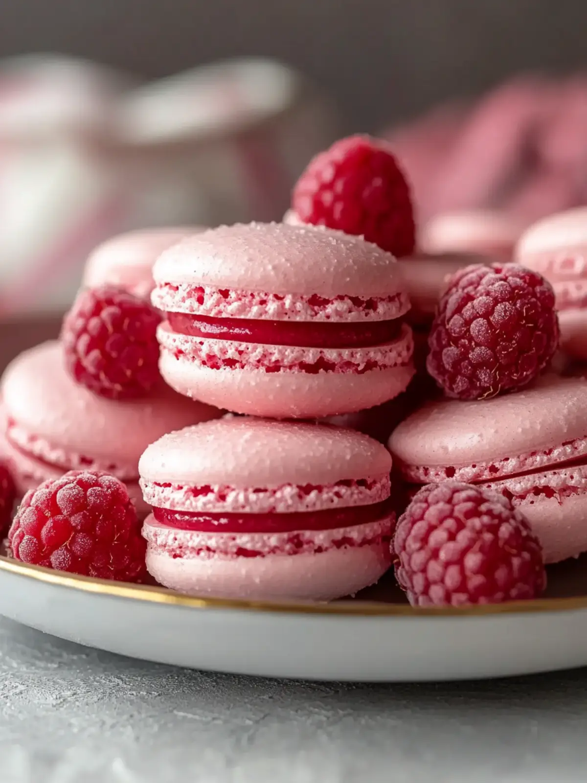 Irresistible Raspberry Macarons: A Delicious French Treat