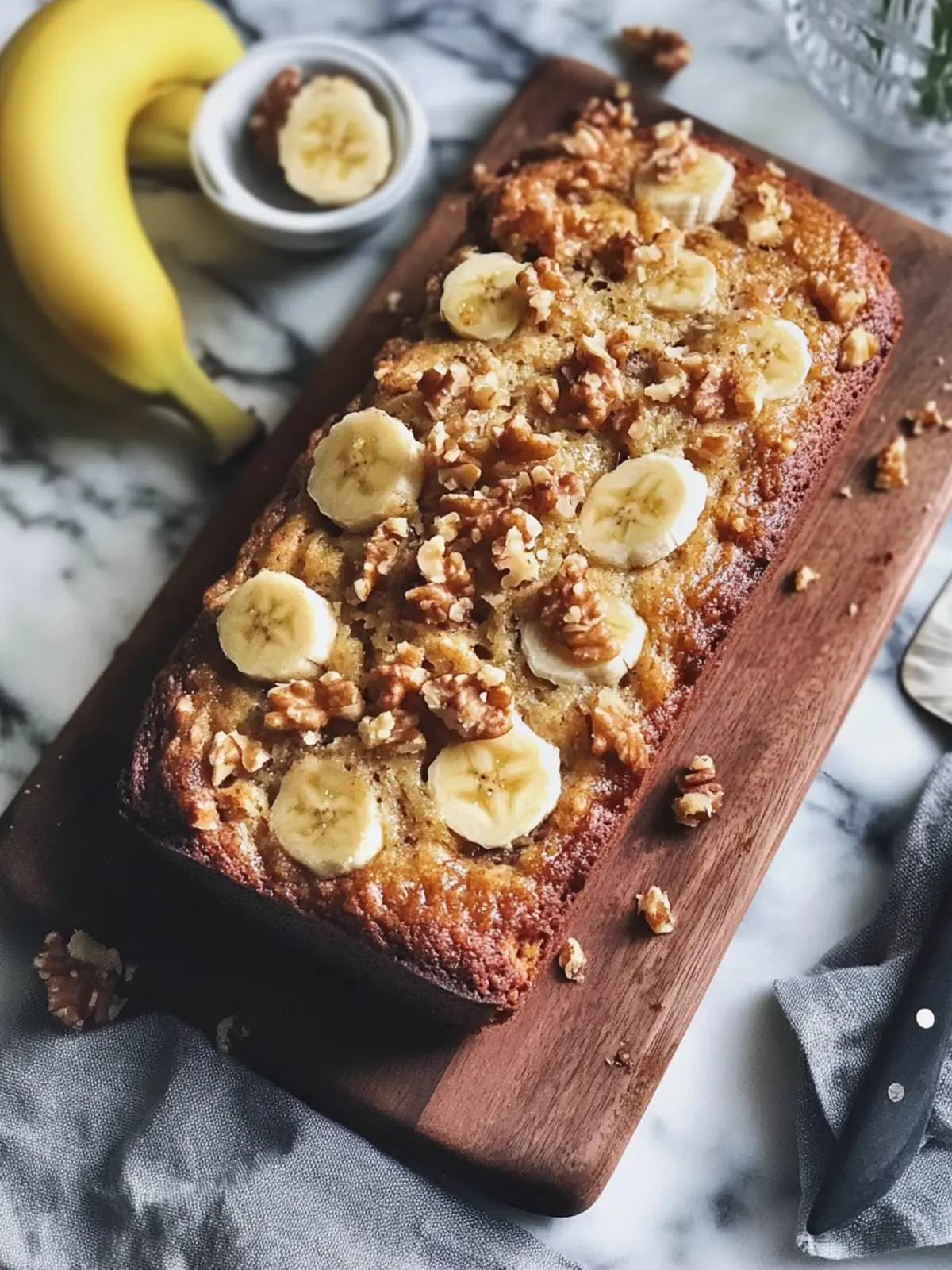 Sourdough Discard Banana Bread with Walnut Streusel Bliss 4 Sourdough Discard Banana Bread with Walnut Streusel