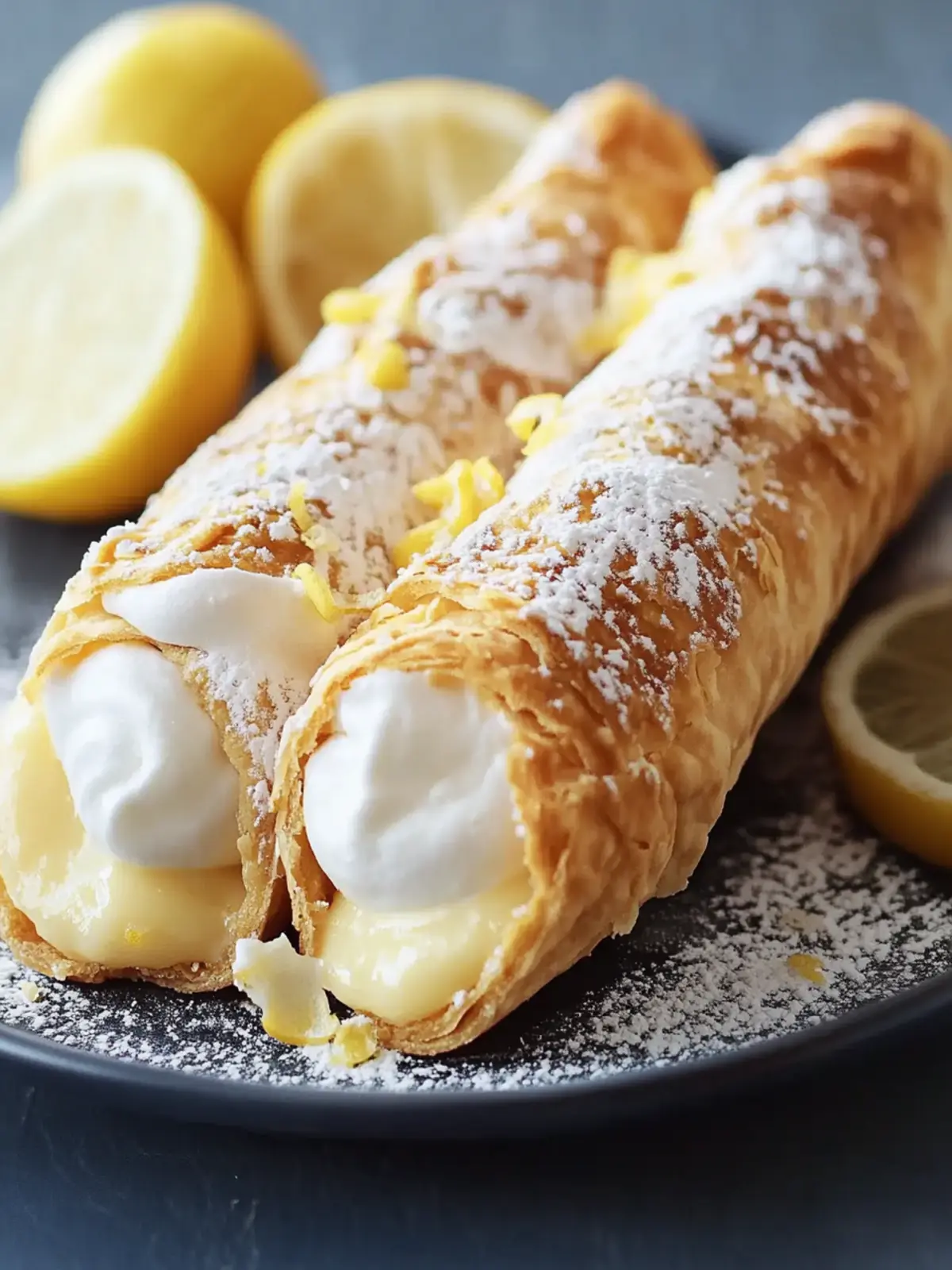 Lemon Meringue Pie Cannoli: A Fresh Twist on a Classic Treat 2 Lemon Meringue Pie Cannoli
