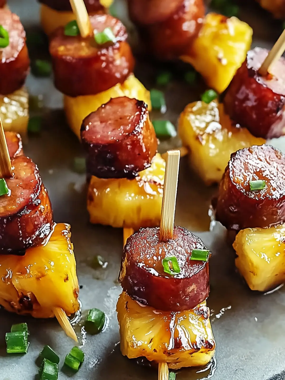 Savory Glazed Kielbasa Pineapple Bites for Easy Party Fun 5 Glazed Kielbasa Pineapple Bites