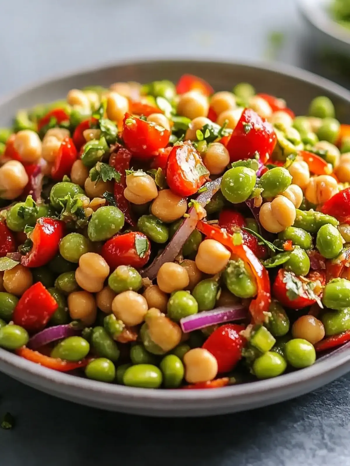 Chickpea Edamame Salad: A Fresh Twist on Healthy Eating 4 Chickpea Edamame Salad