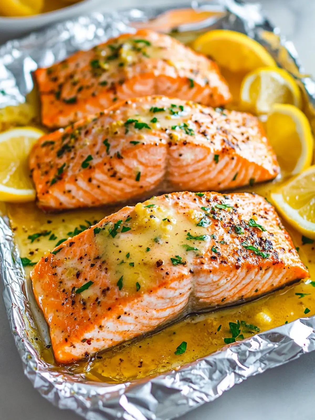 Sheet Pan Lemon Garlic Butter Salmon in 30 Minutes or Less 3 Sheet Pan Lemon Garlic Butter Salmon