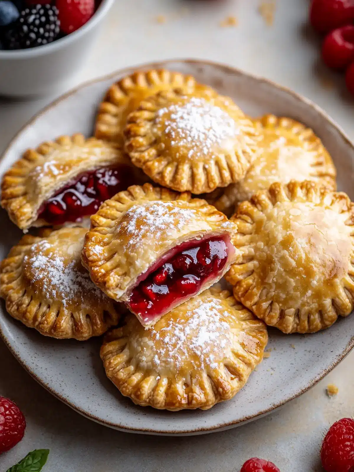 Easy Mini Fruit Hand Pies for Sweet, On-the-Go Treats 5 Mini Fruit Hand Pies