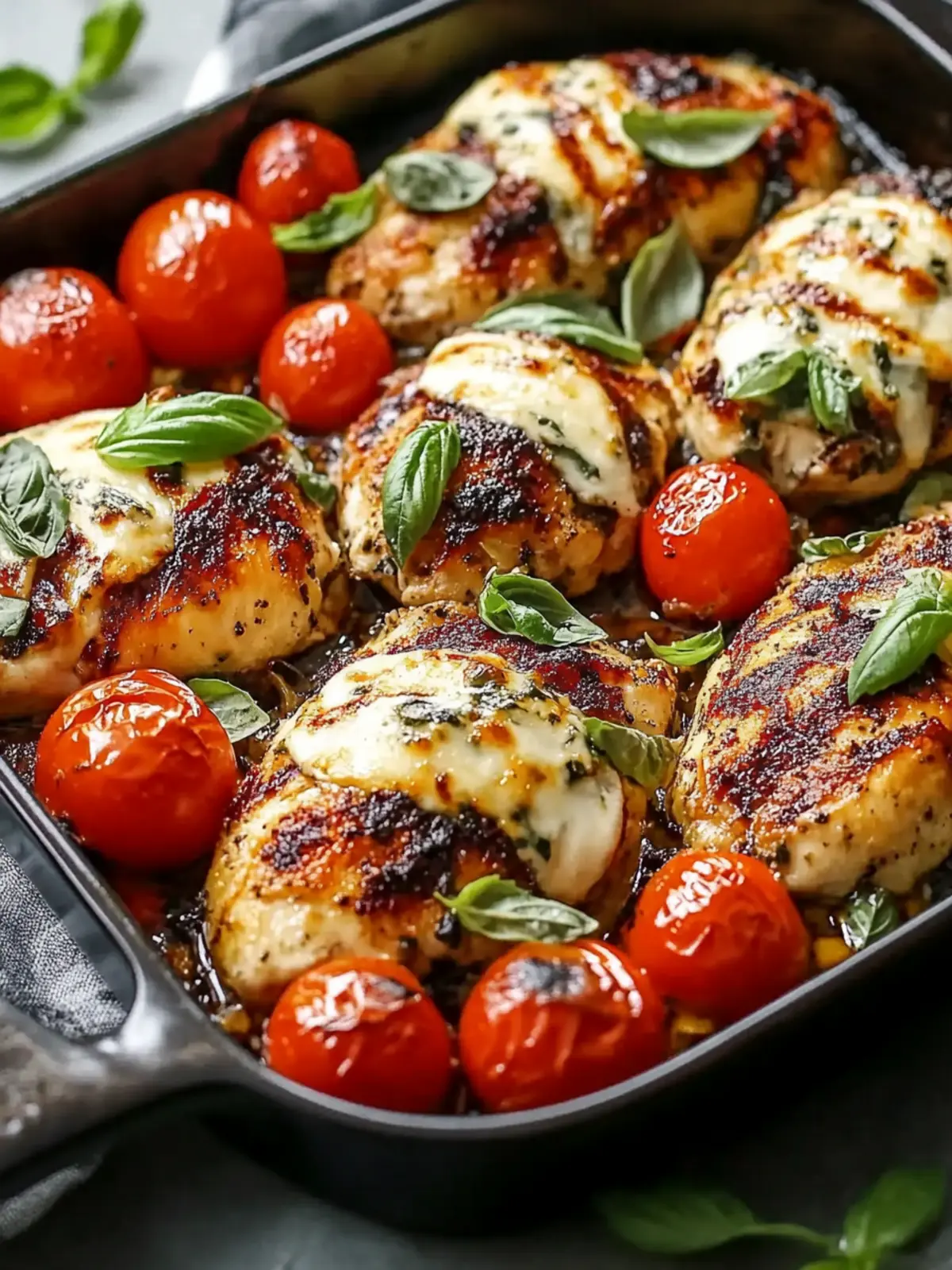 Easy Low Carb Caprese Chicken Bake for Busy Weeknights 2 Low Carb Caprese Chicken Bake
