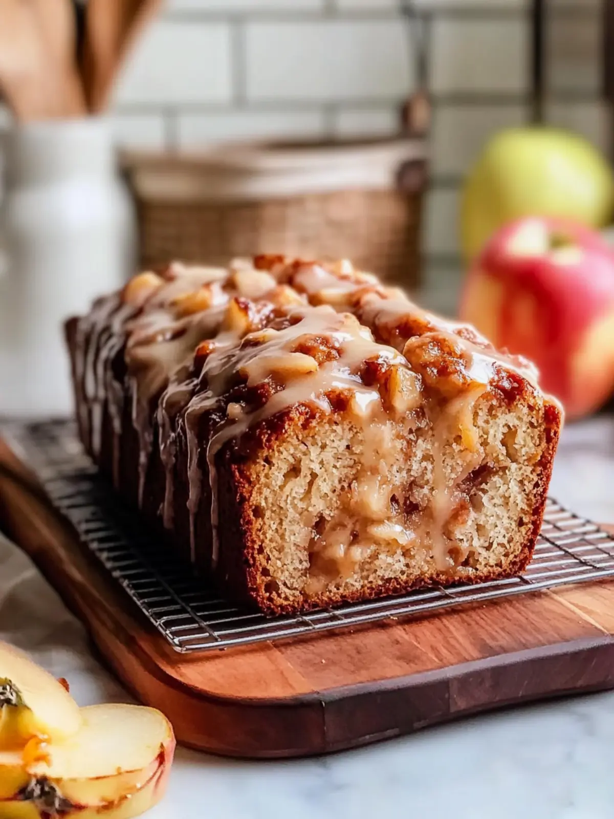Amish Apple Fritter Bread