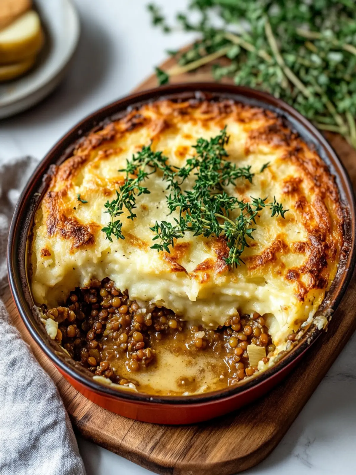 Hearty Lentil and Onion Shepherds Pie: Comfort Food Redefined 4 Hearty Lentil and Onion Shepherds Pie