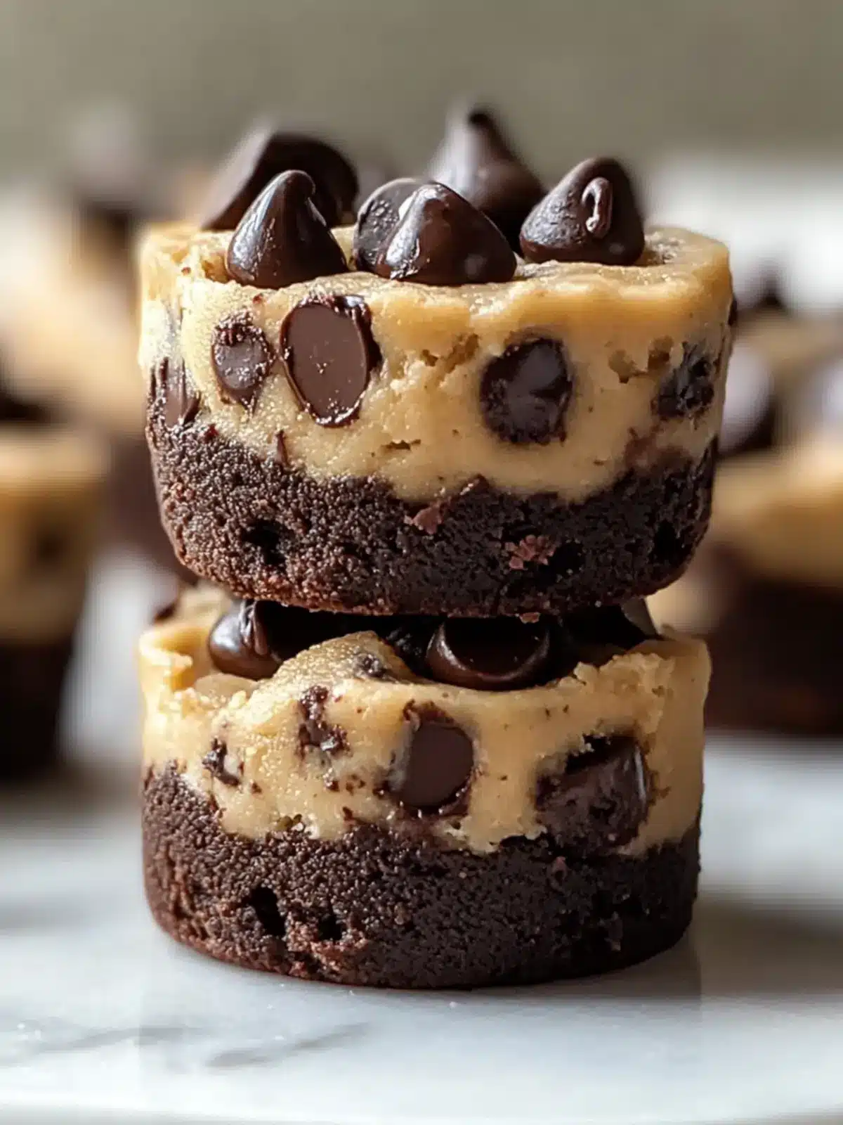 Decadent Chocolate Chip Cookie Dough Brownie Bites Recipe 5 Chocolate Chip Cookie Dough Brownie Bites