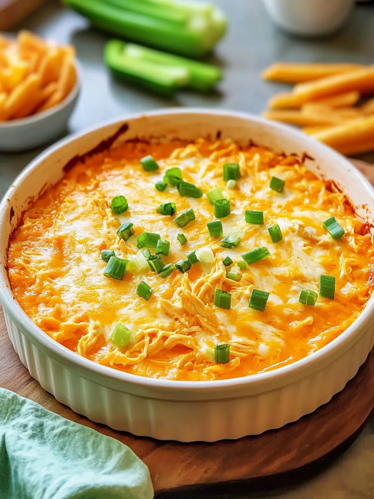 Hot Buffalo Chicken Dip No Blue Cheese – A Game Day Must-Have 4 Hot Buffalo Chicken Dip No Blue Cheese