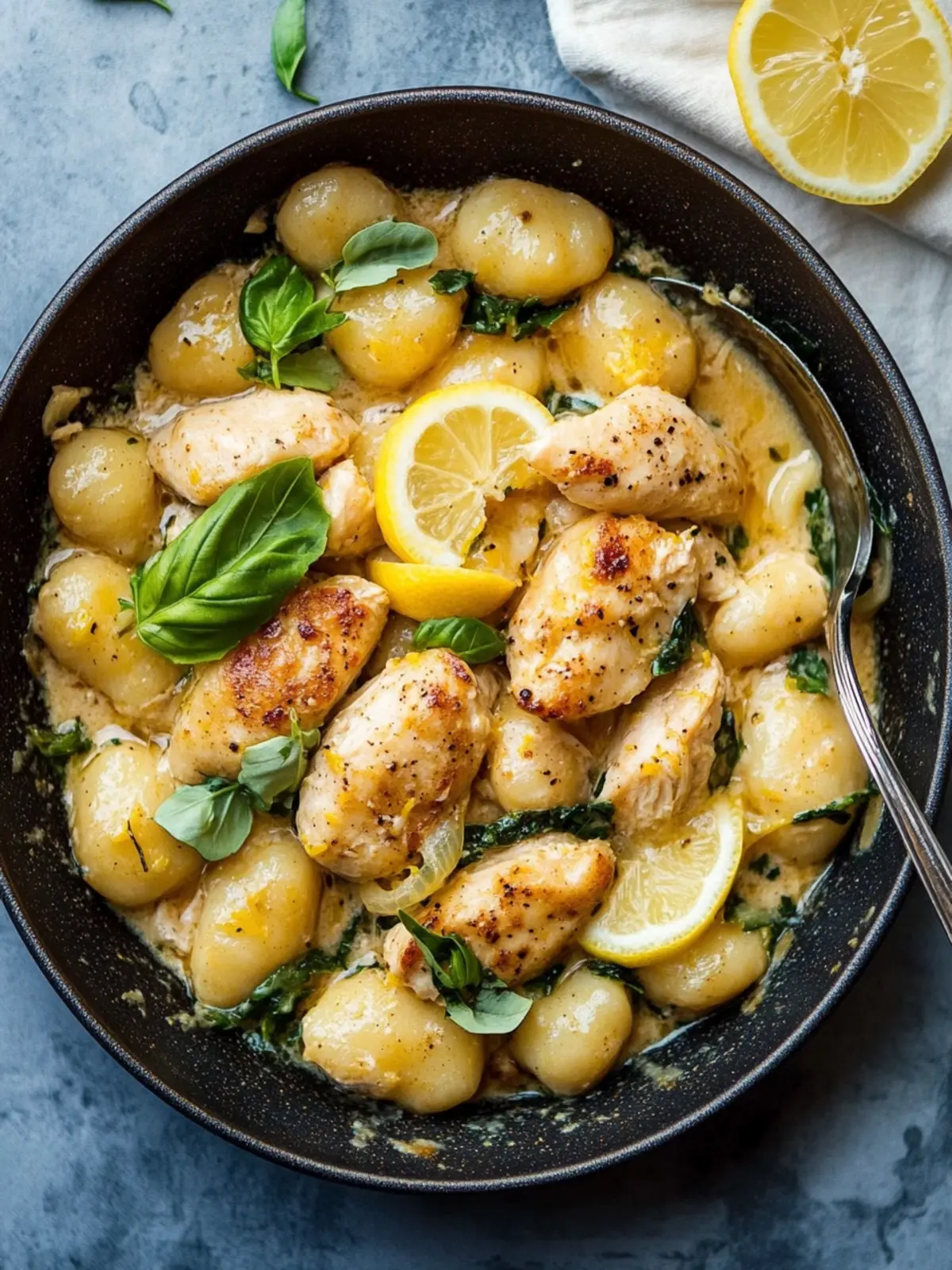 Lemon Chicken Gnocchi