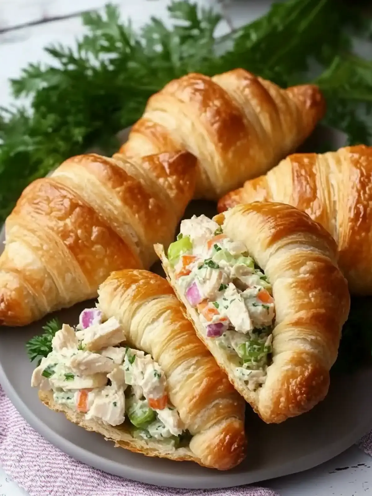 Easter Chicken Salad Crescent Rolls
