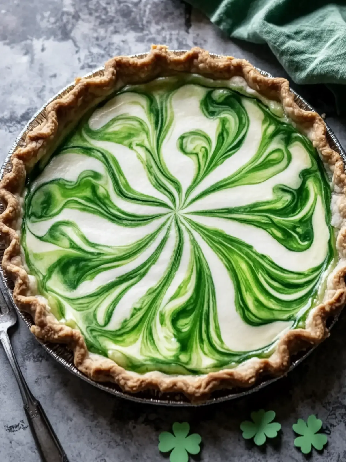 Delicious Shamrock Swirl Pie: Easy Minty Festive Treat 3 Shamrock Swirl Pie