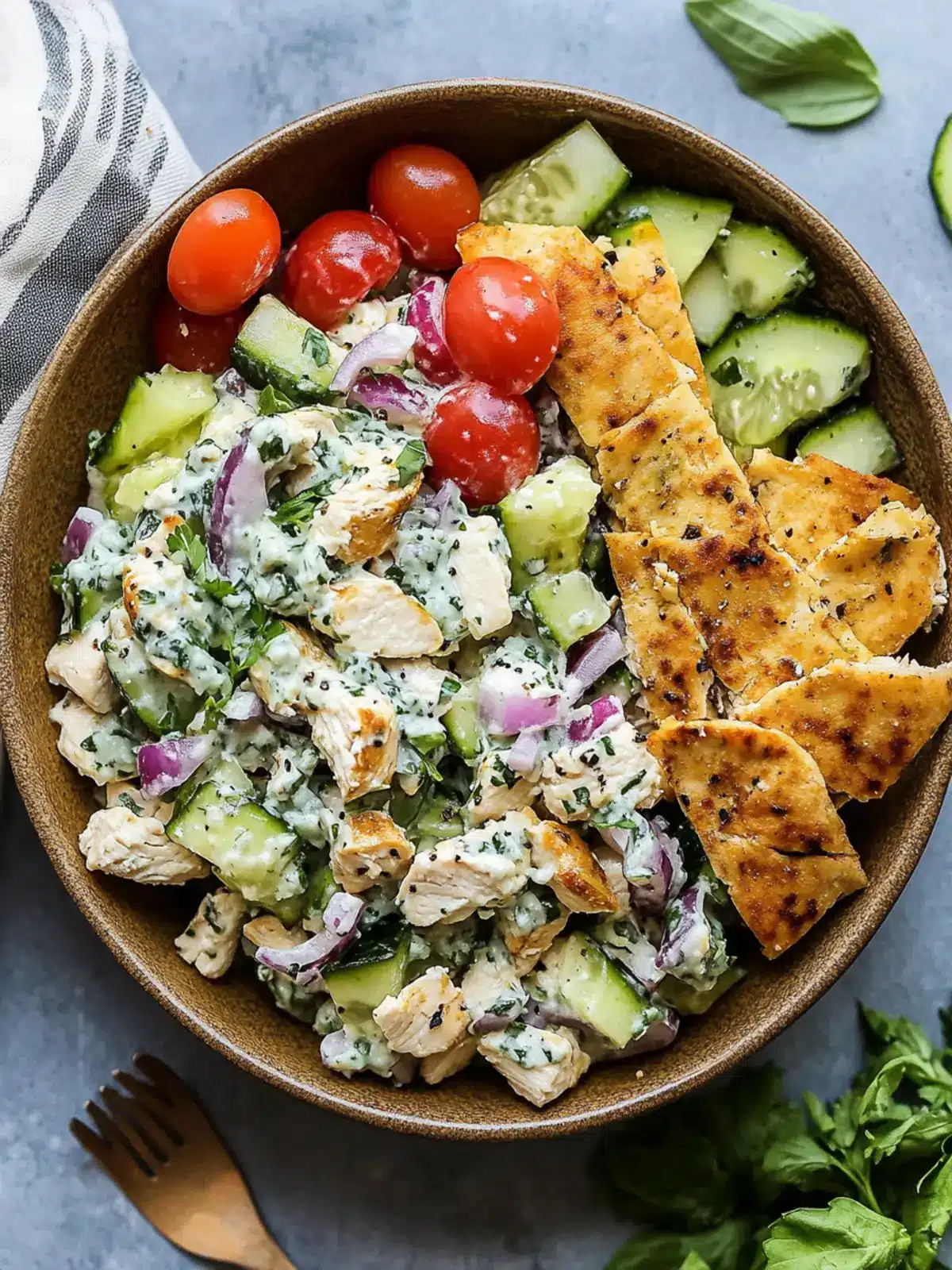 Zesty Tzatziki Chicken Salad for Fresh, Flavorful Meals 5 Tzatziki Chicken Salad