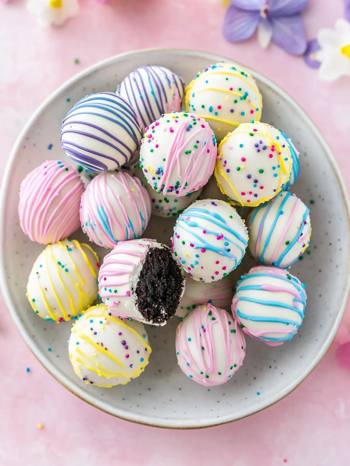 Delicious No-Bake Easter Egg Oreo Cookie Balls for Spring Fun 3 Easter Egg Oreo Cookie Balls