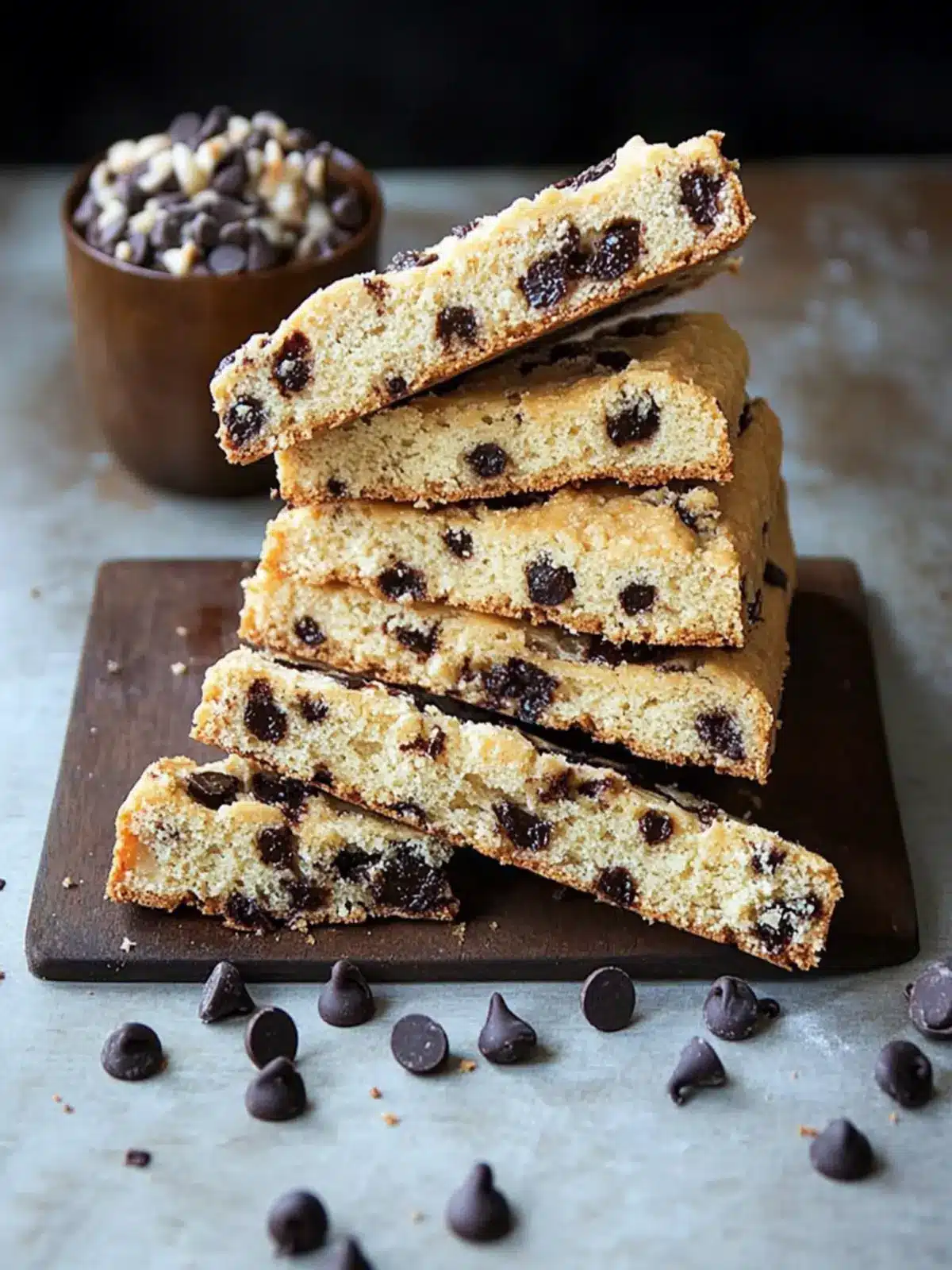 Passover Chocolate Chip Mandel Bread