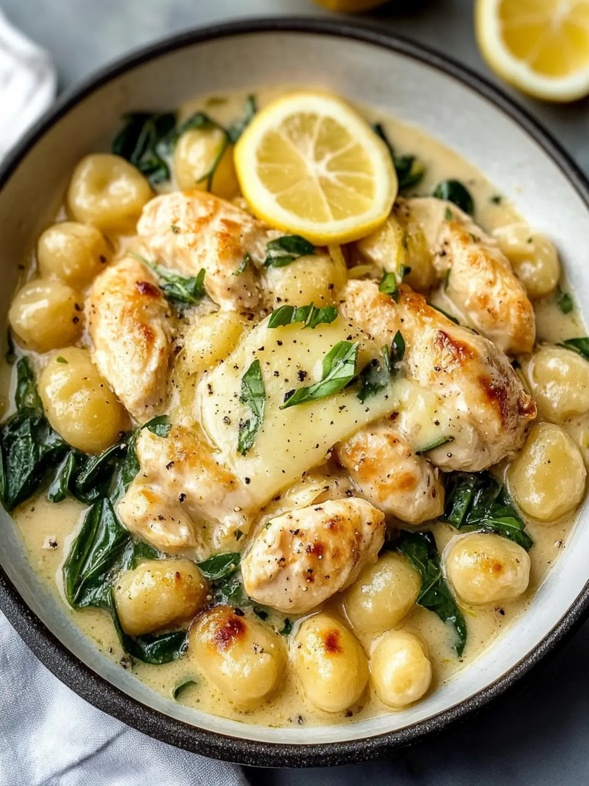 Lemon Chicken Gnocchi
