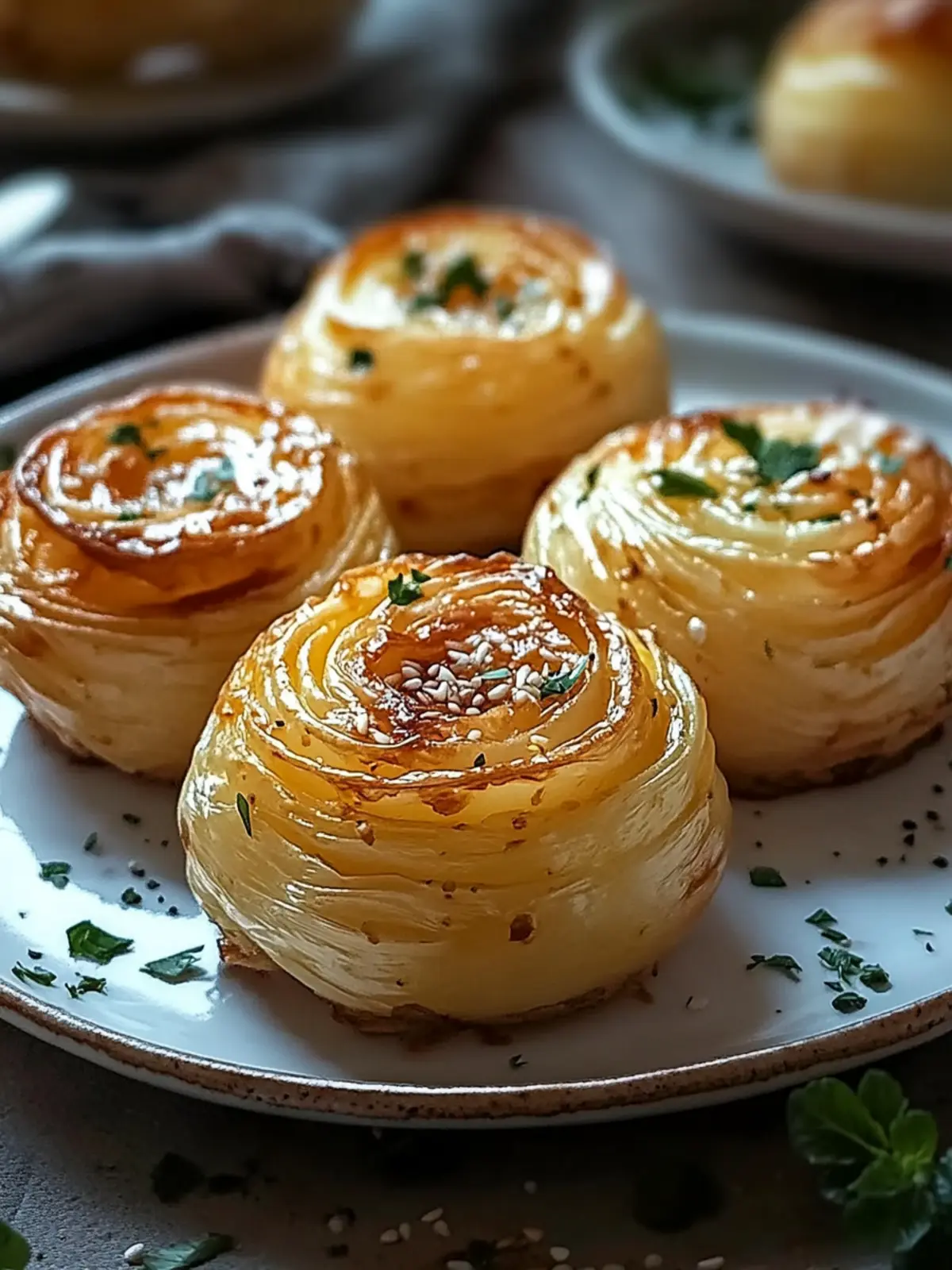 Crispy Golden Potato Knishes