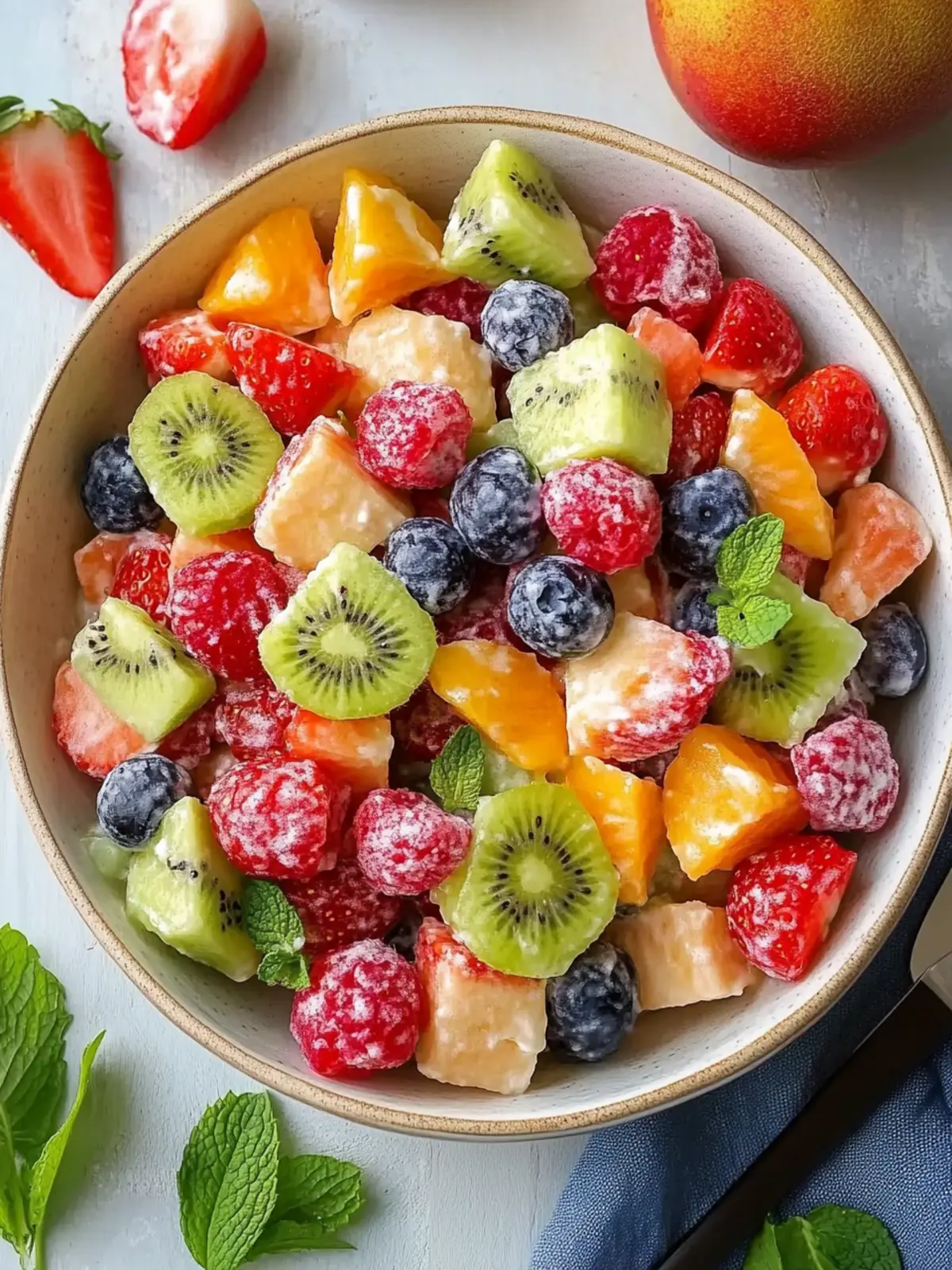Tasty Easter Fruit Salad with Creamy Dressing to Impress 4 Tasty Easter Fruit Salad