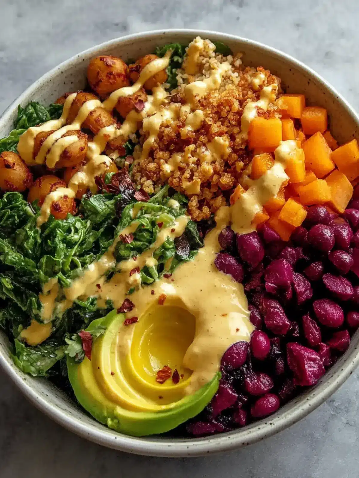 Vegan Rainbow Buddha Bowl: Quick, Fresh, and Flavor-Packed! 3 Vegan Rainbow Buddha Bowl