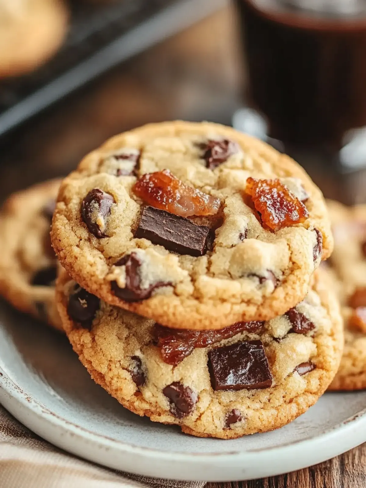 Bourbon Bacon Chocolate Chunk Cookies You’ll Crave Every Time 5 Bourbon Bacon Chocolate Chunk Cookies