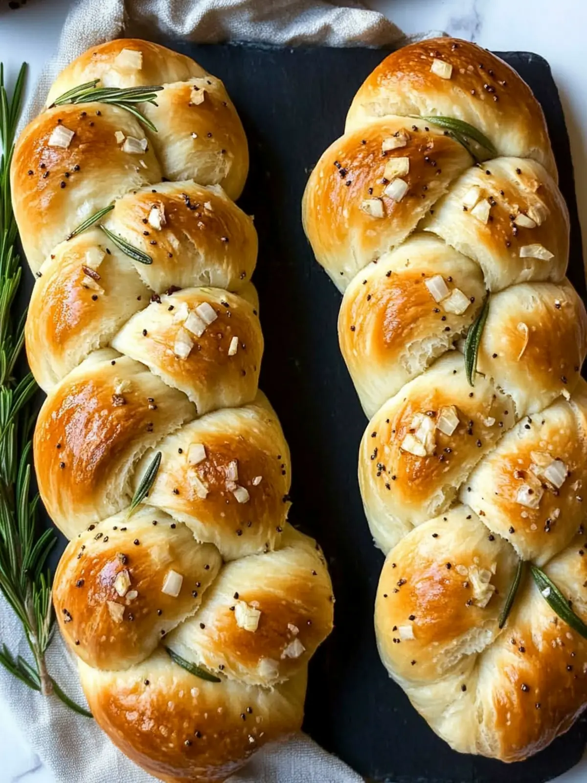 Delicious Garlic Rosemary Challah for Your Next Family Feast 2 Garlic Rosemary Challah