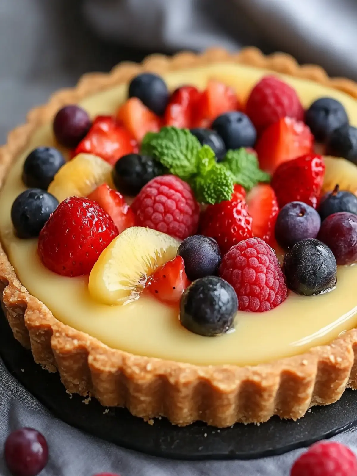 Silky Vanilla Custard Fruit Tart to Charm Every Palate 2 Silky Vanilla Custard Fruit Tart