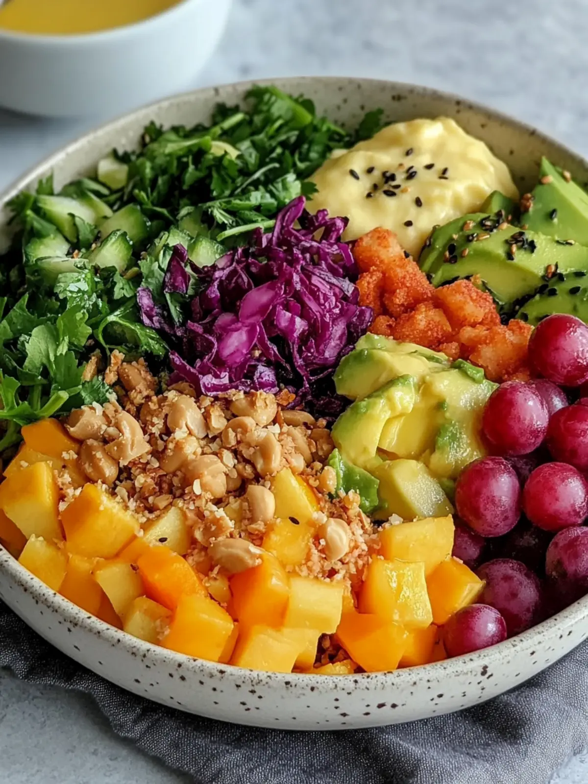 Vegan Rainbow Buddha Bowl: Quick, Fresh, and Flavor-Packed! 2 Vegan Rainbow Buddha Bowl