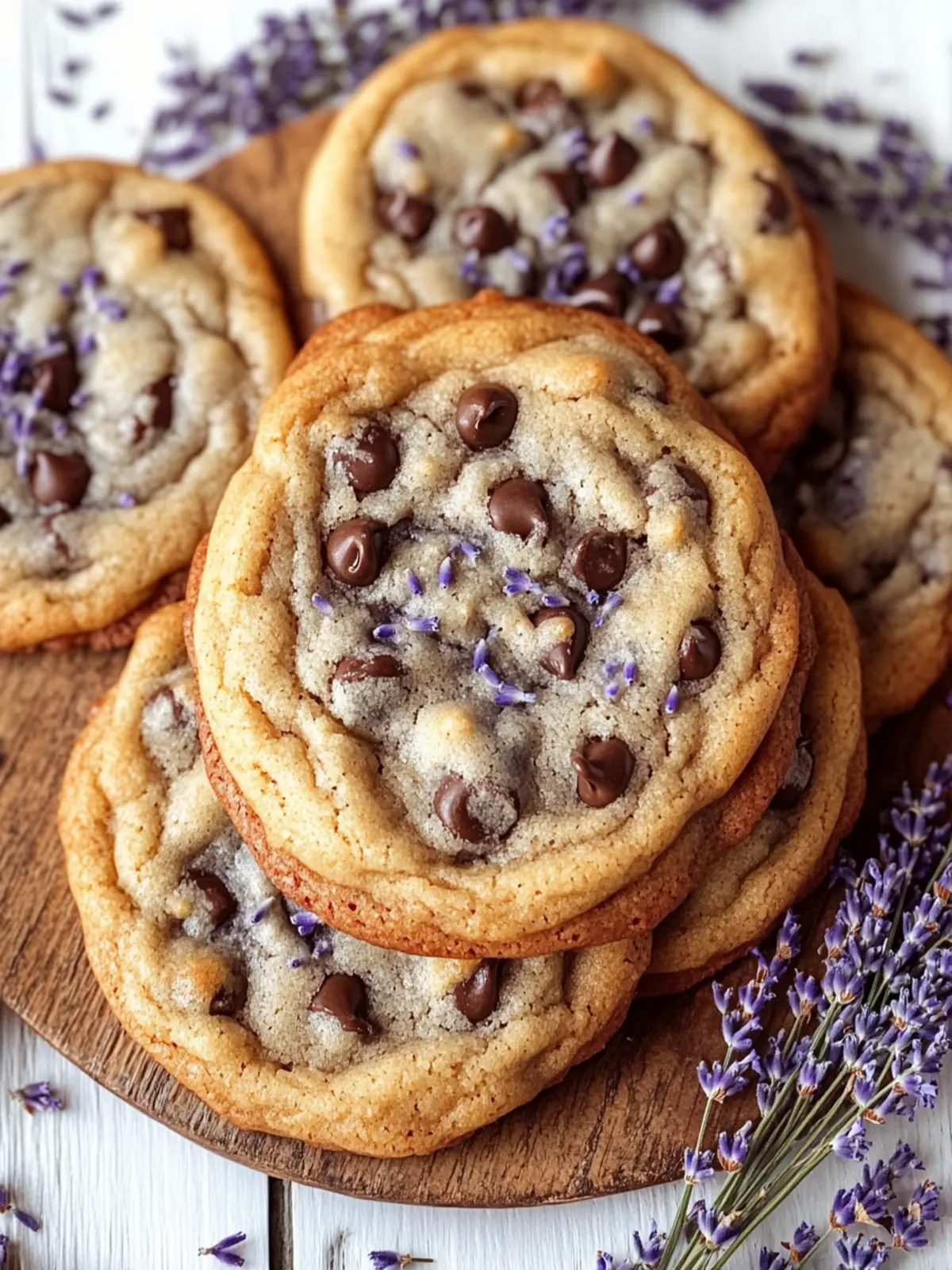 Lavender Chocolate Chip Cookies for a Cozy, Floral Delight 2 Lavender Chocolate Chip Cookies